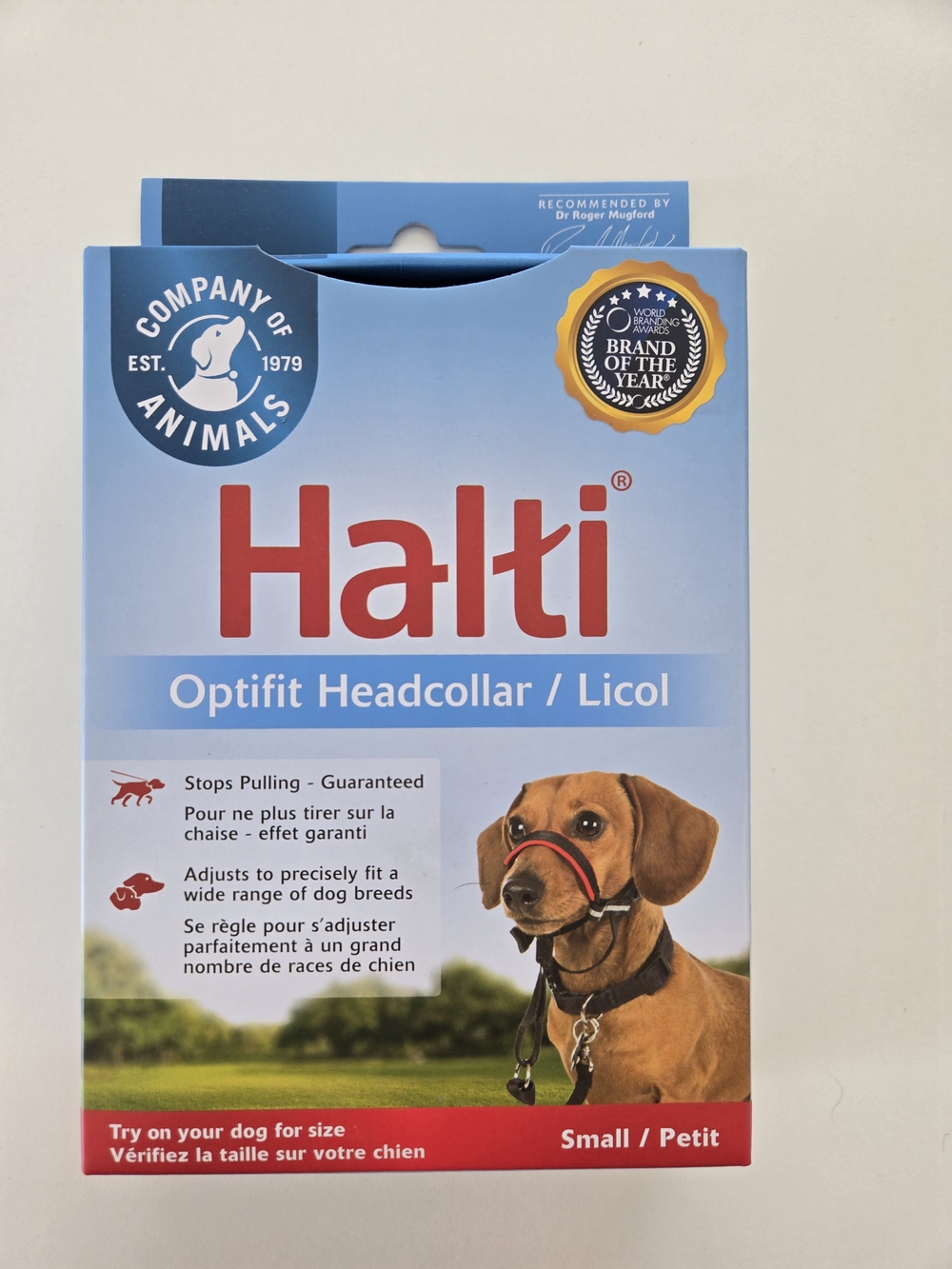 Optifit Headcollar Small - Red and Black